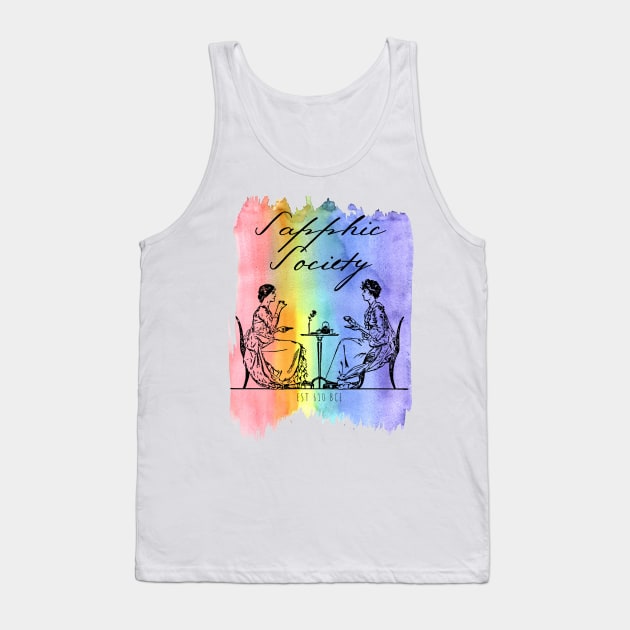 Sapphic Society Tank Top by Garbage Nest